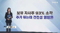 자사주,소각,보험사,비율