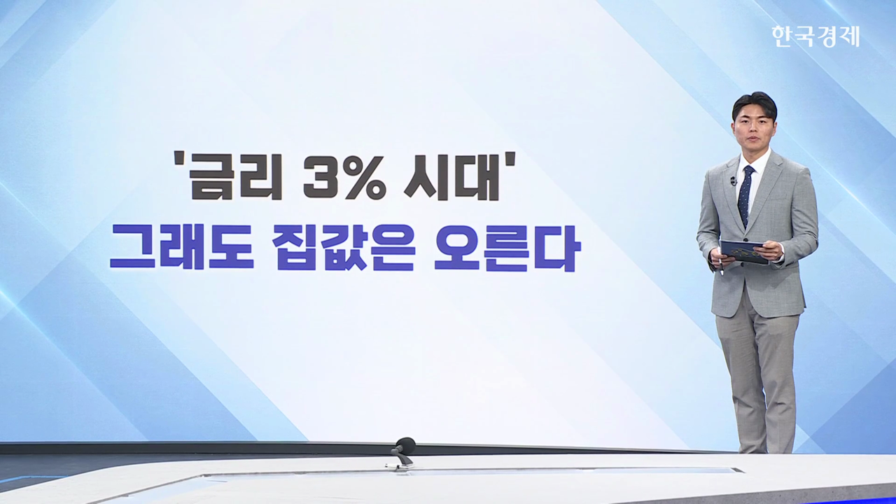 '금리 3% 시대' 왔지만...그래도 집값은 오른다 [우동집 브리핑]