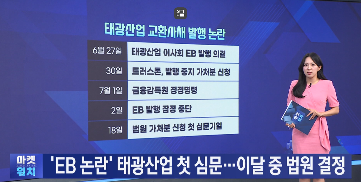 발행,태광산업,자사주,가처분,결정,이사회,법원,주주,실제,기반