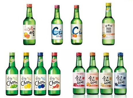 사진 - 2015년 출시된 과일 소주