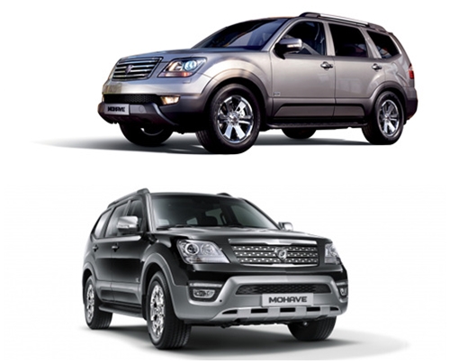사진 - 2009년형 모하비(위) 더 뉴 모하비(아래)