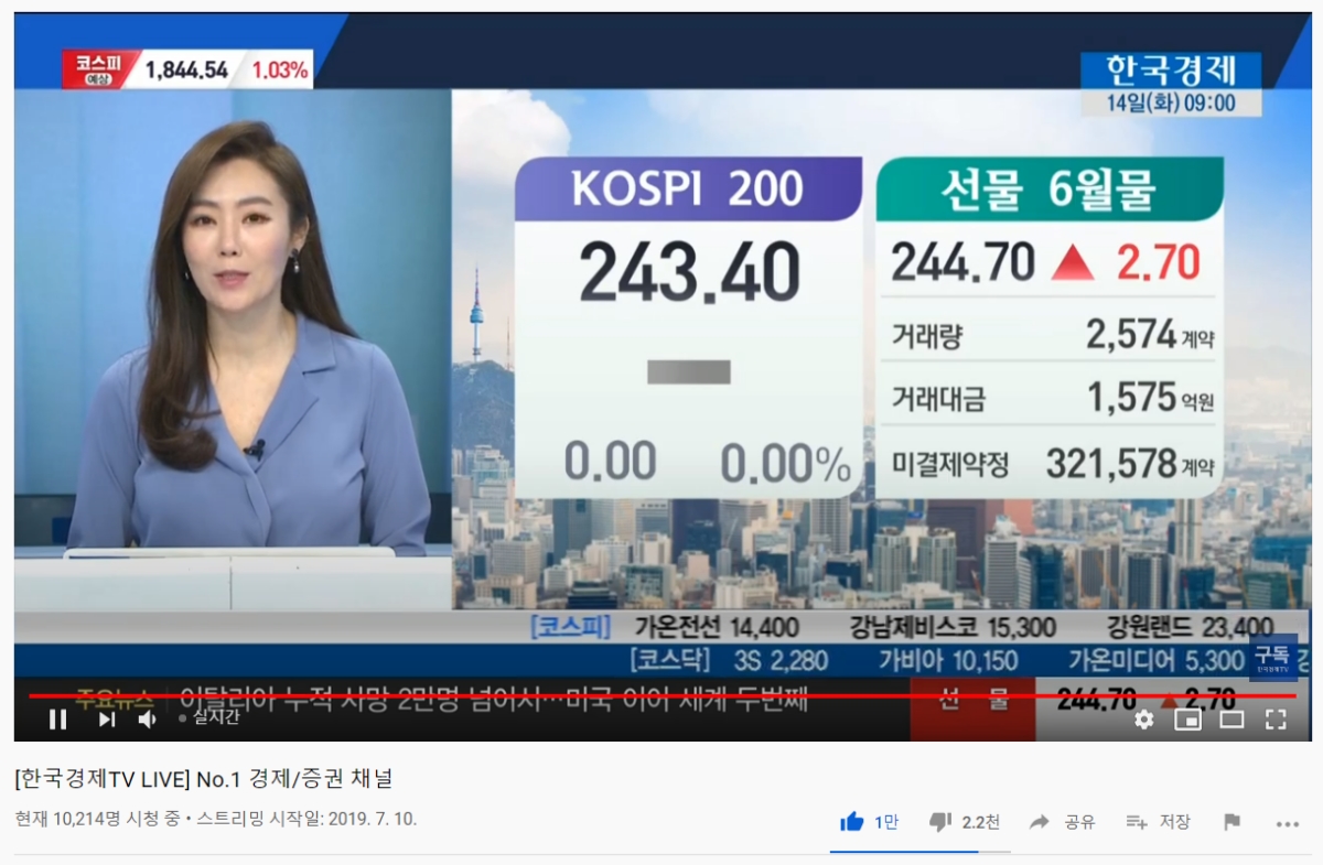 한국 경제 tv
