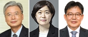 후임 금통위원 조윤제(왼쪽부터)·서영경·주상영