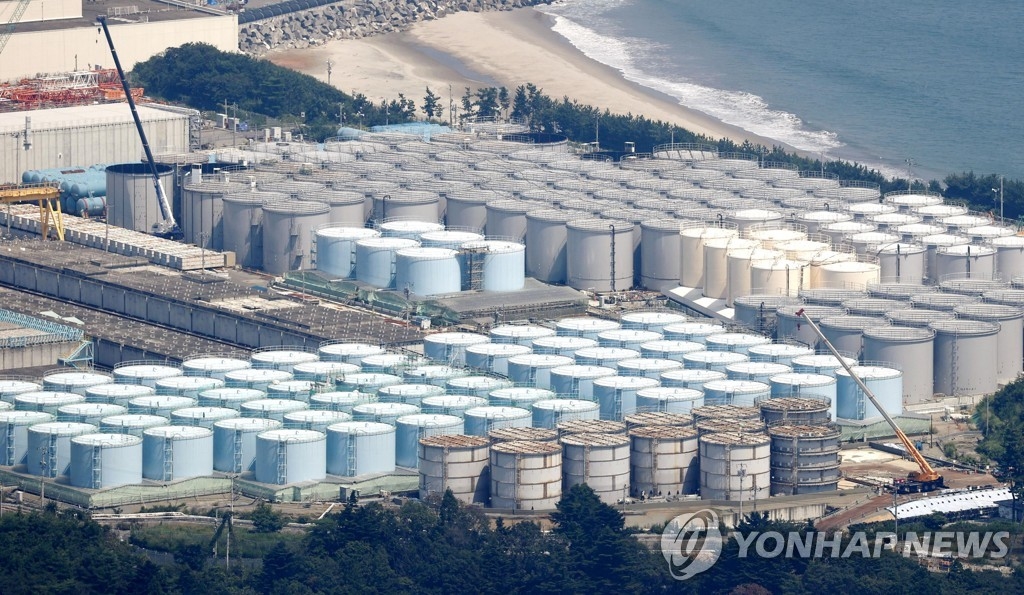 일본 후쿠시마 제1원전 오염수 탱크 (사진=교도/연합뉴스)