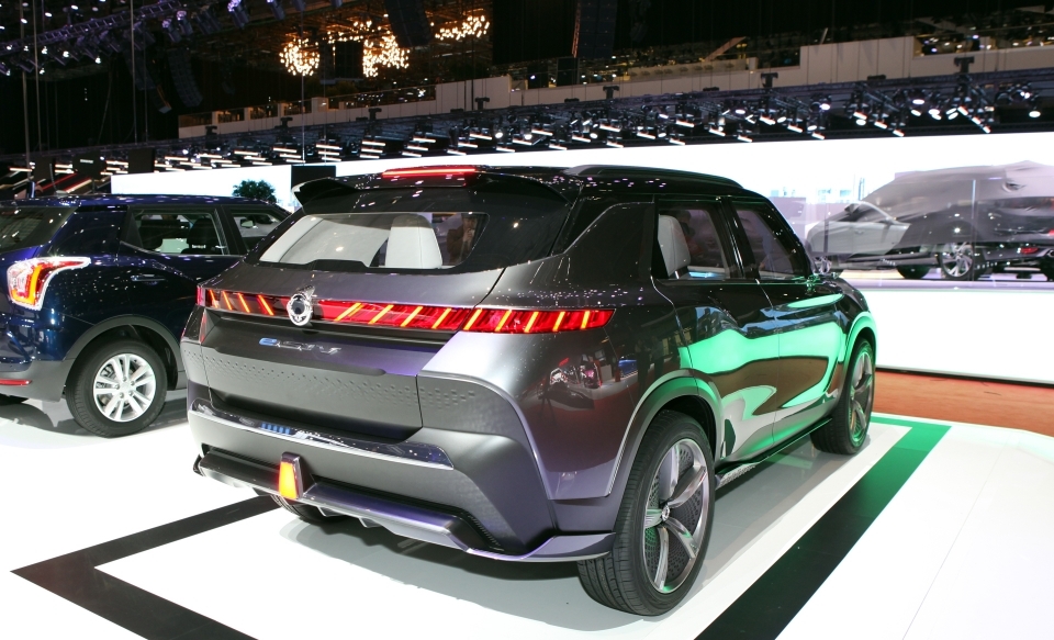 쌍용차 코란도 EV 콘셉트. 쌍용차는 2021년 코란도 EV를 출시한다고 밝혔다.