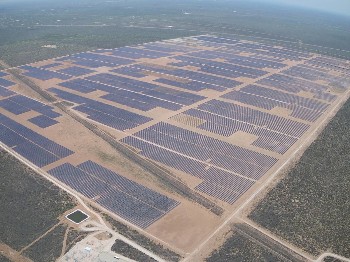 한화에너지 미국 텍사스주 108MW 태양광 발전소(20년8월 완공)