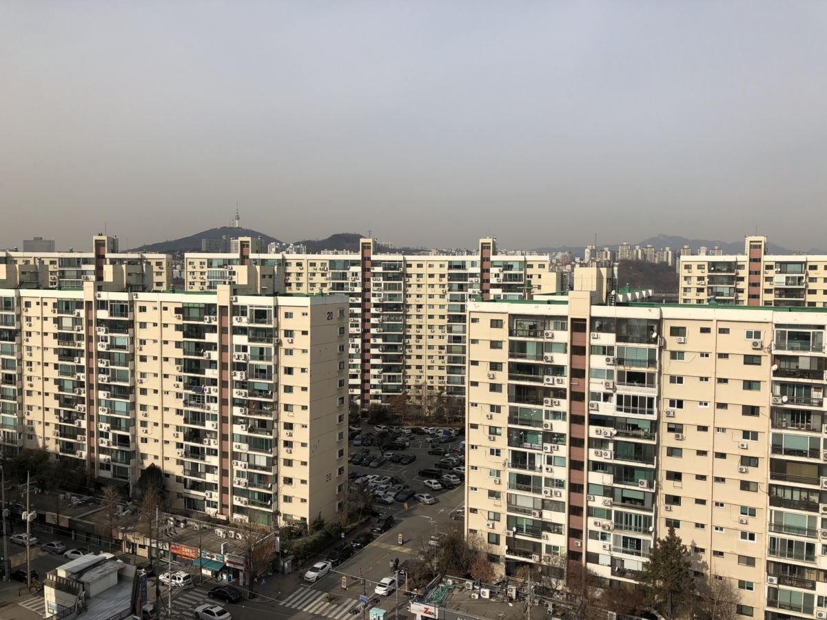 서울 압구정동 현대아파트 일대 전경