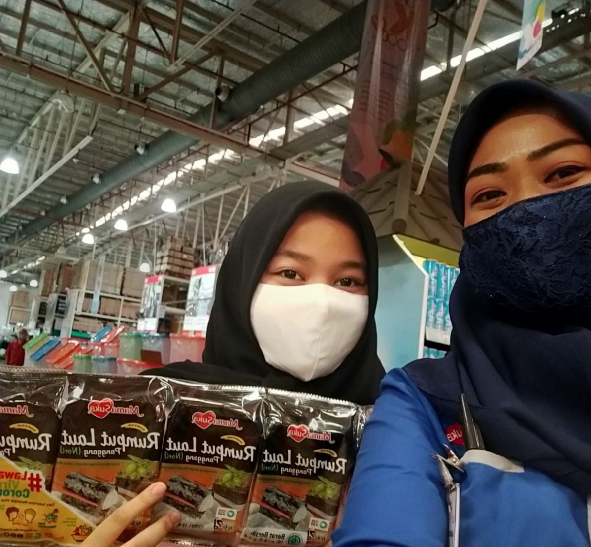 [사진] 대상 인도네시아 현지 브랜드 마마수카 김 판매