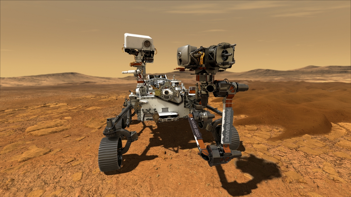 테스트 중인 나사 화성 탐사선 퍼서비어런스