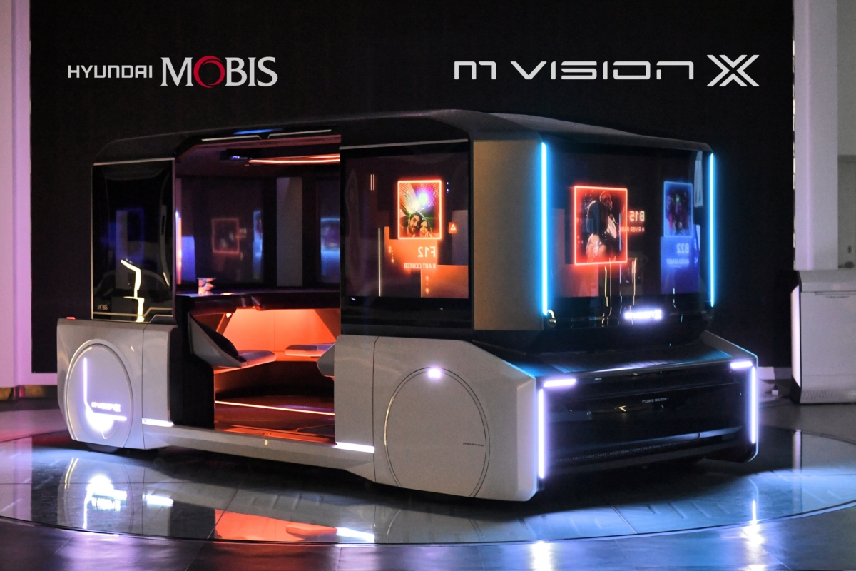 현대모비스가 3월 31일 공개한 공유형 콘셉트카 M.Vision X. 사진제공: 현대모비스