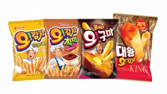 오리온 `오!감자` 제품군