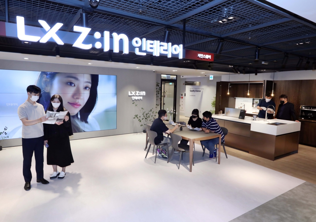 서울 영등포구 `LX Z:IN 인테리어 지인스퀘어`. LX하우시스 제공