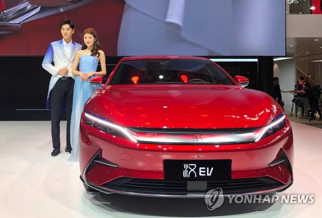 中 BYD '한(漢) EV' [사진=연합뉴스]