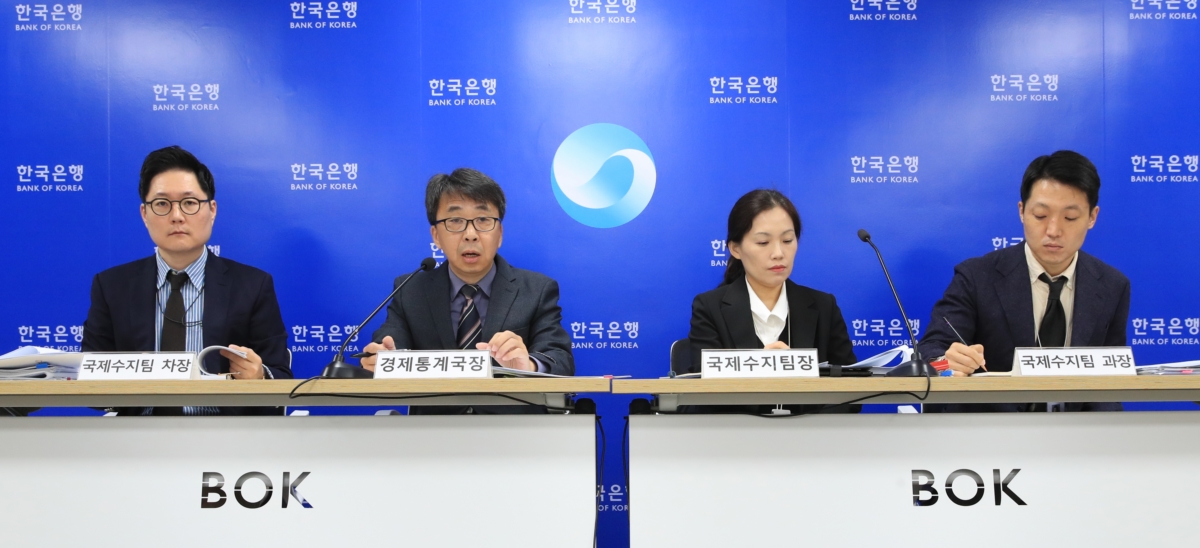 한국은행이 8일 발표한 국제수지 잠정통계에 따르면 올해 9월 경상수지는 54억 2천만 달러 흑자로 집계됐다. (사진:한국은행)