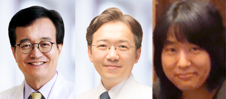 왼쪽부터 정진호 교수, 이동훈 교수, 김은주 연구교수.