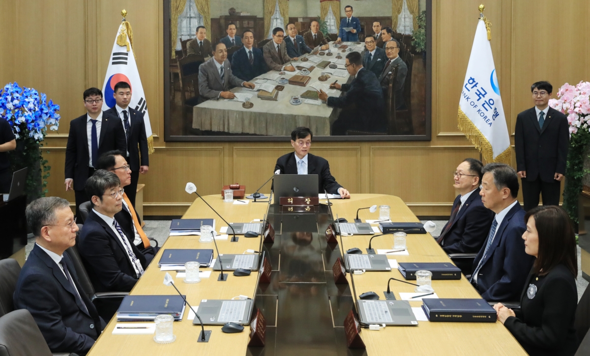 한국은행 금융통화위원회가 11일 7월 통화정책방향 회의를 진행하고 있다. (사진제공: 한국은행)