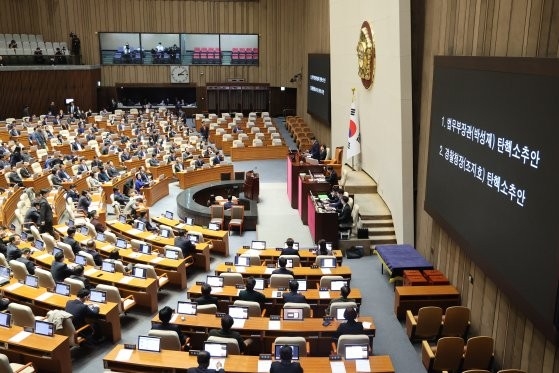 12일 오후 국회 본회의. 연합뉴스