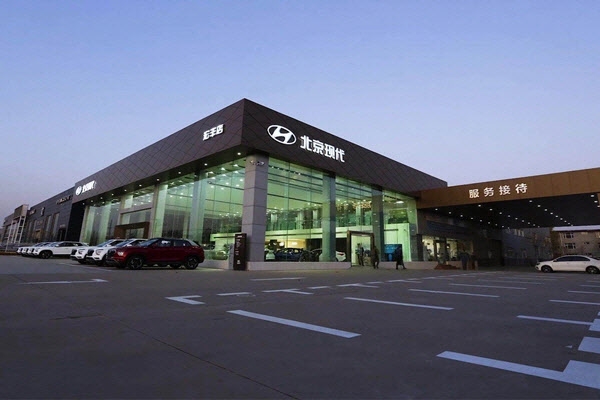 베이징현대 매장 전경 (현대차 제공)