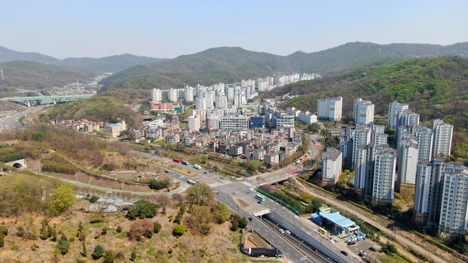 경기도 성남시 야탑동 전경. 성남시 제공