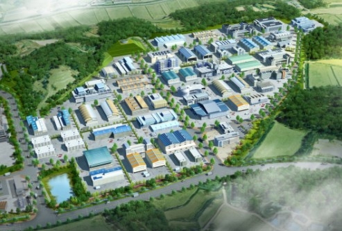 경북 예천군 농공단지 모습.