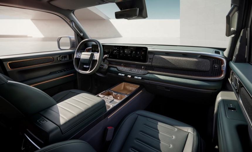 더 기아 타스만 내장 (기아 제공)