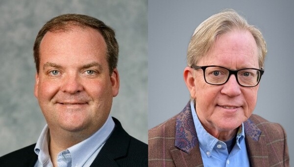 (왼쪽부터) 라이언 크루거 박사와 스티븐 나이트 박사. (사진=SK바이오팜)