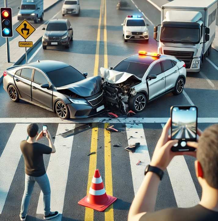 당국은 자동차 사고 피해 정도에 맞는 적정 배상 체계를 마련할 예정이다. (그림 - 챗GPT) 