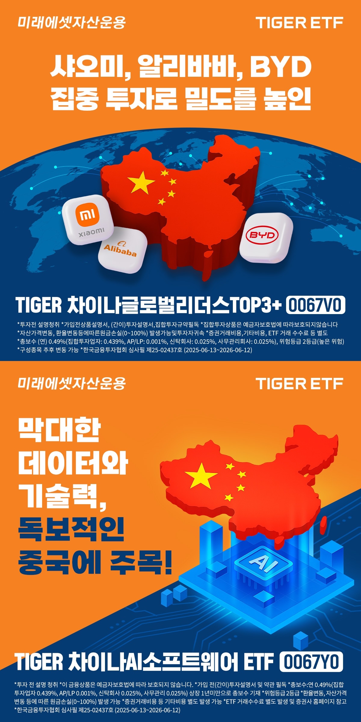 미래에셋운용, 'TIGER 차이나 ETF' 2종 신규 상장