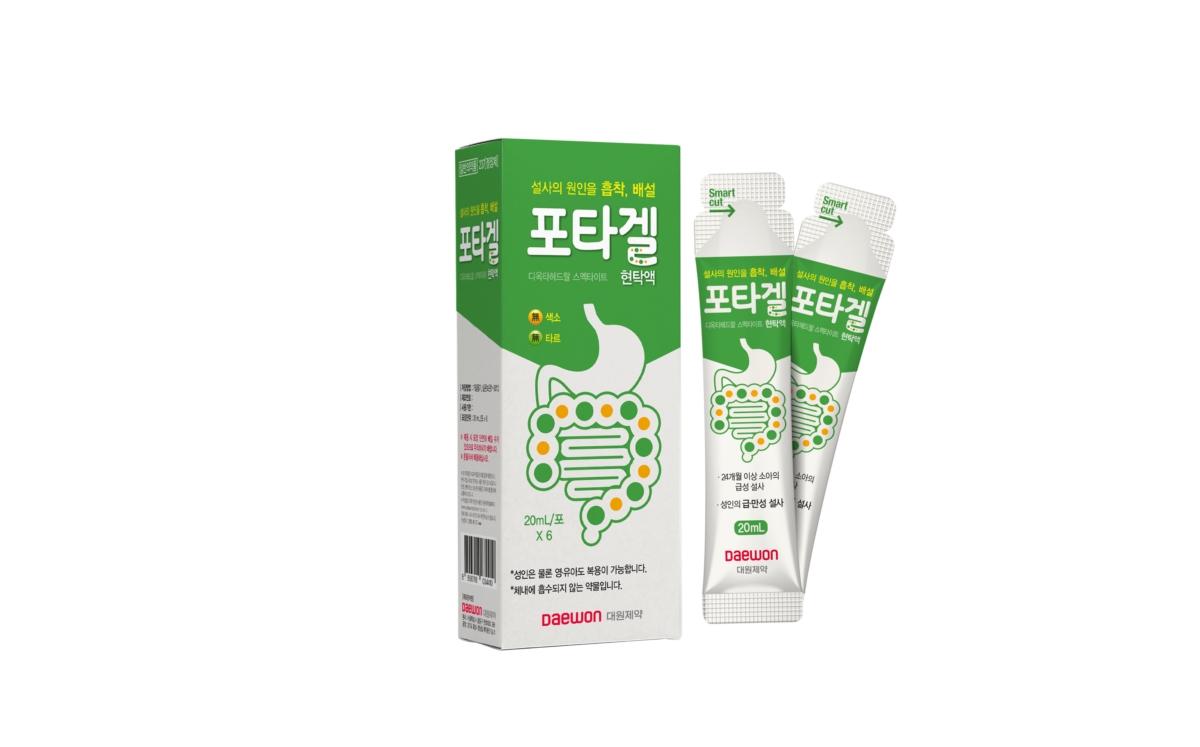 대원제약 포타겔, 5년째 지사제 판매량 연속 1위