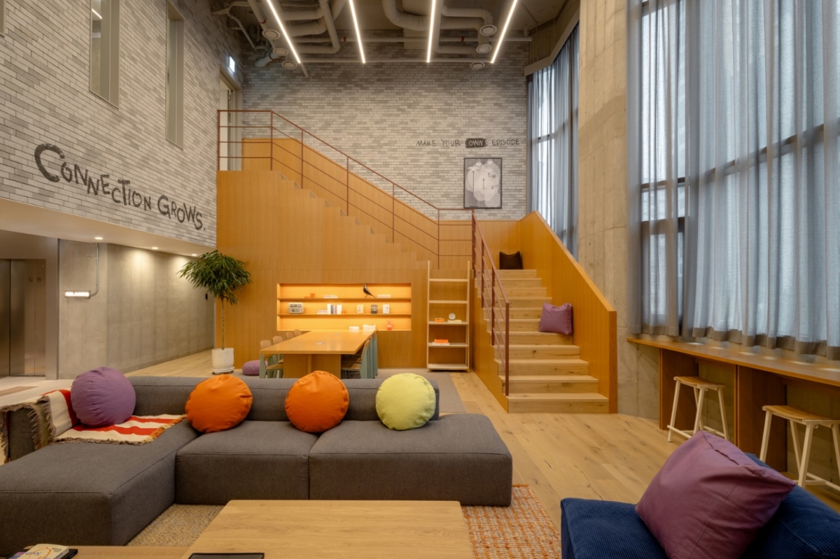 에피소드 신촌 캠퍼스 공용 공간 ‘릴렉싱’. SK디앤디 제공