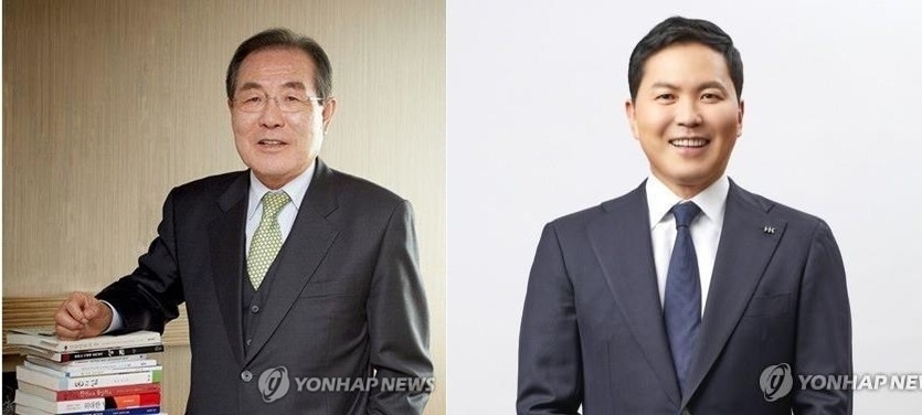 콜마회장, '경영권 분쟁' 아들과 독대...잡음 그칠까