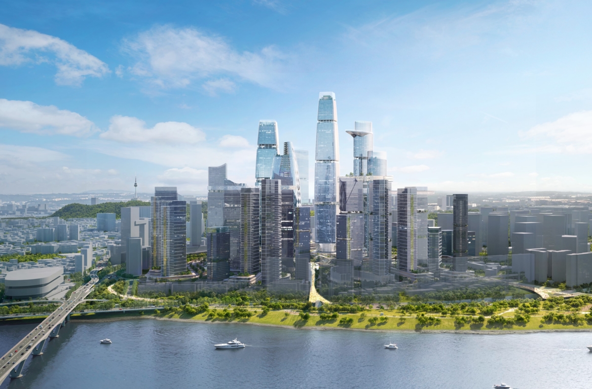 용산국제업무지구 조감도