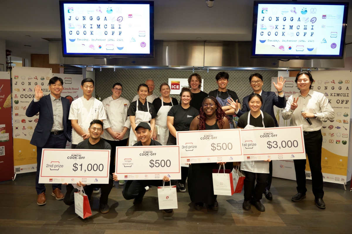 뉴욕서 열린 '종가 김치 요리대회'…우승작은?